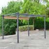 Aleko Aluminum Outdoor Canopy Pergola - 13' x 10' PERGSAND10X13